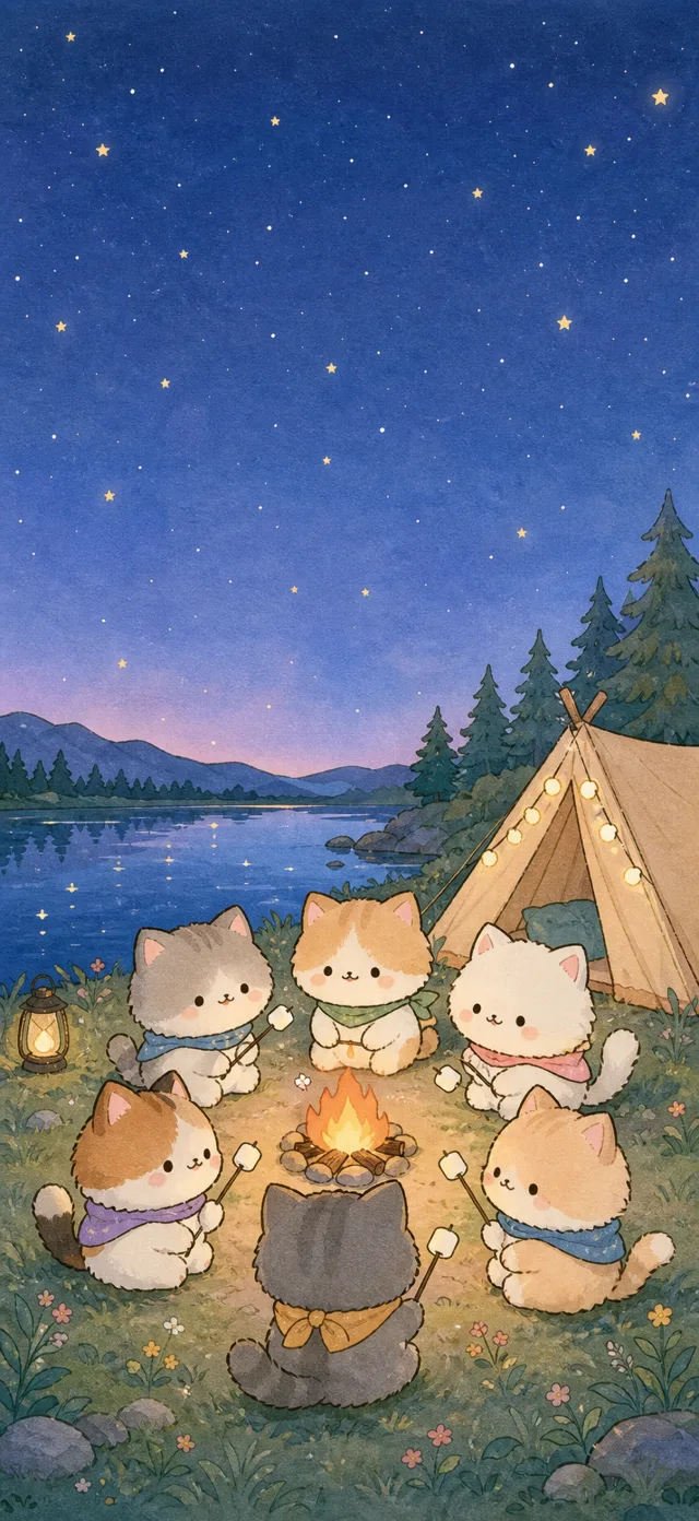 Cats live wallpaper 12 — free 4K for iPhone
